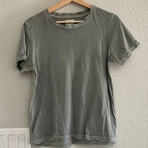 MATE the Label Gray-Green Short Sleeve Tee